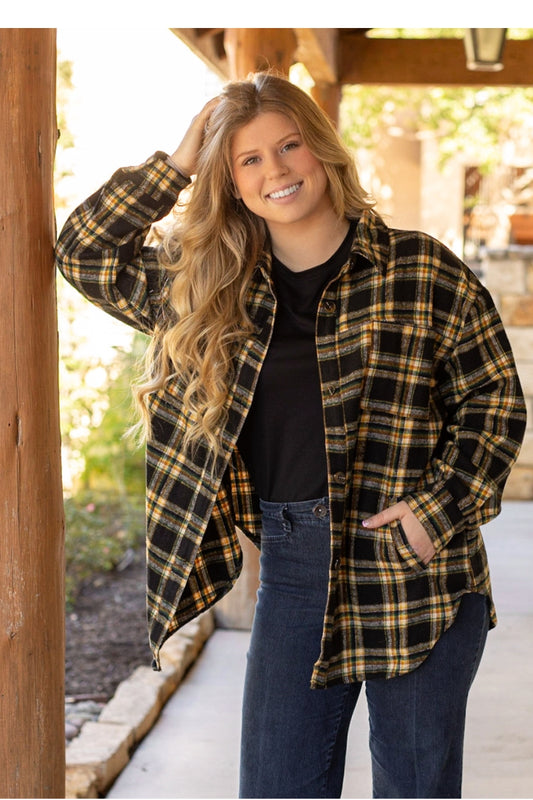 8780 PLAID JACKET 4PCS