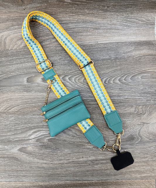 2688 HANDBAG STRAP ZIPPER POUCH PHONE HOLDER WRIS