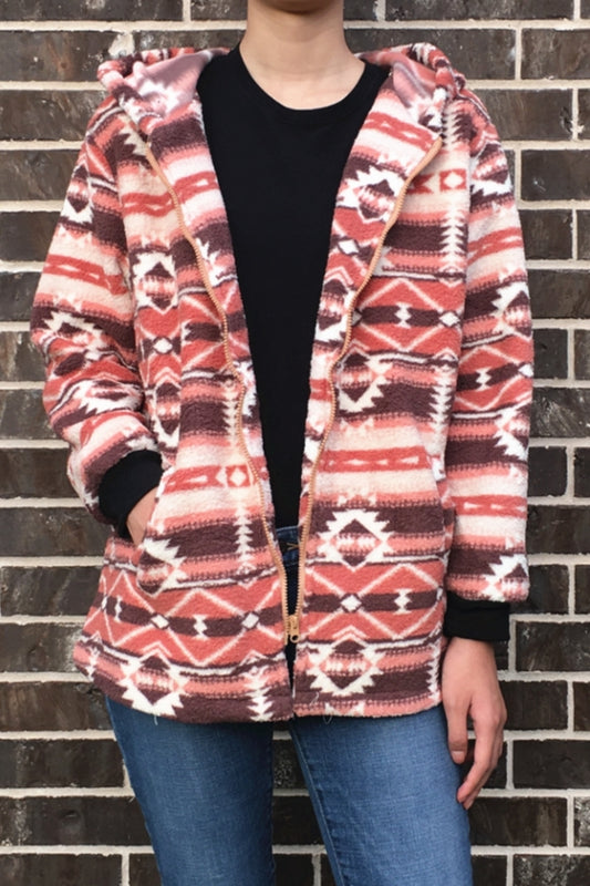 111-1 SHERPA HOODED JACKET 5PCS