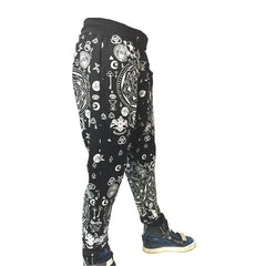 L0164 UNISEX JOGGER  PANTS BLACK