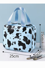 2617 TRAVEL MAKEUP BAG COW PRINT MAKEUP BAG
