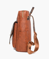 2621 LEOPARD BACKPACK HANDBAG