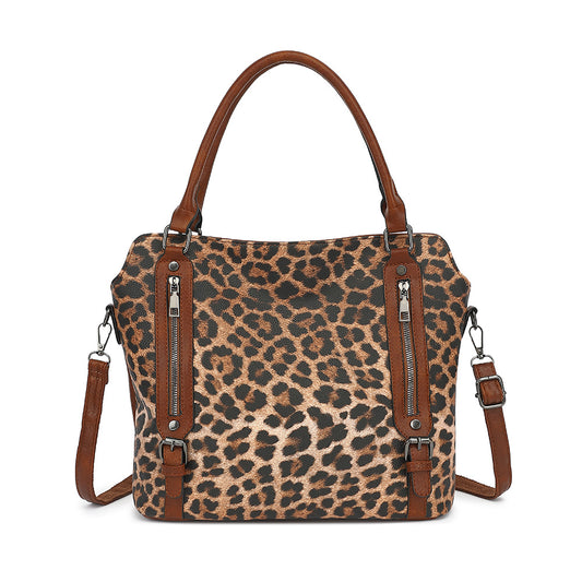 2629 LEOPARD HANDBAG TOTE BAG CROSS BAG CLUTCH PURSE