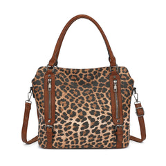 2629 LEOPARD HANDBAG TOTE BAG CROSS BAG CLUTCH PURSE