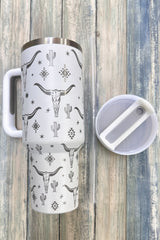 2676 LONGHORN STAINLESS STEEL TUMBLERS CUP 40oz