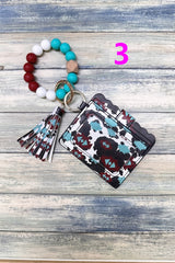 11120 SILICONE BEADED BRACELET CARD HOLDER