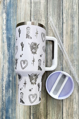 23902 WESTERN STAINLESS STEEL TUMBLERS CUP 40oz