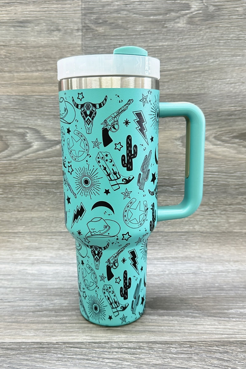 2675 WESTERN STAINLESS STEEL TUMBLERS CUP 40oz