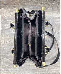 2625 COLOR BLOCK PURSE HANDBAG