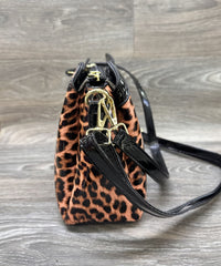2623 LEOPARD PURSE CROSSBODY HANDBAG