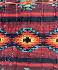 2605 AZTEC WESTERN PRINT FLANNEL BLANKET