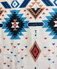 2602 AZTEC WESTERN PRINT FLANNEL BLANKET