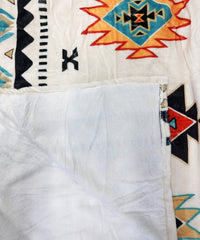 2606 AZTEC WESTERN PRINT FLANNEL BLANKET
