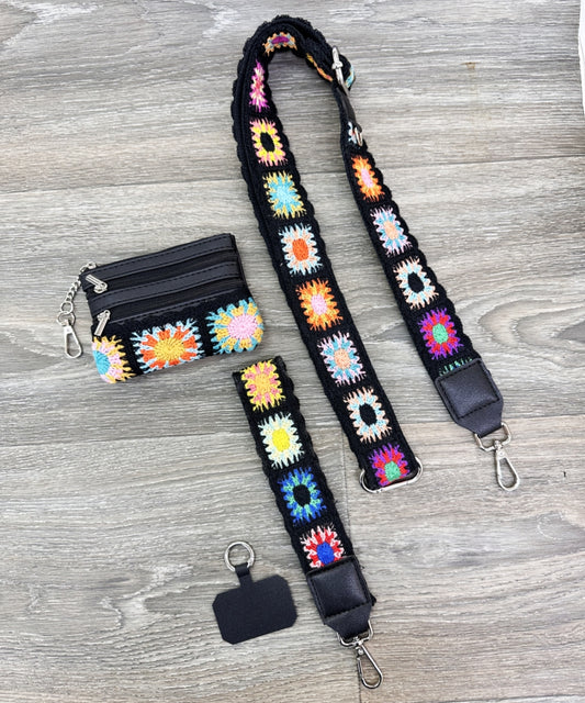 2691 HANDBAG STRAP ZIPPER POUCH PHONE HOLDER WRIS