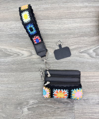 2691 HANDBAG STRAP ZIPPER POUCH PHONE HOLDER WRIS