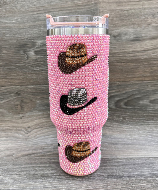 2670 WESTERN RHINESTONE INSULATED TUMBLERS 40oz