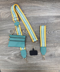 2688 HANDBAG STRAP ZIPPER POUCH PHONE HOLDER WRIS