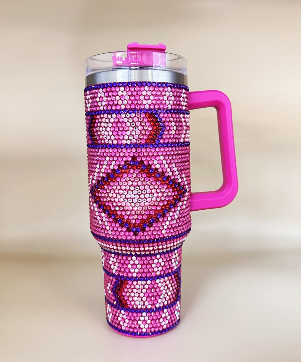 2668 WESTERN RHINESTONE INSULATED TUMBLERS 40oz