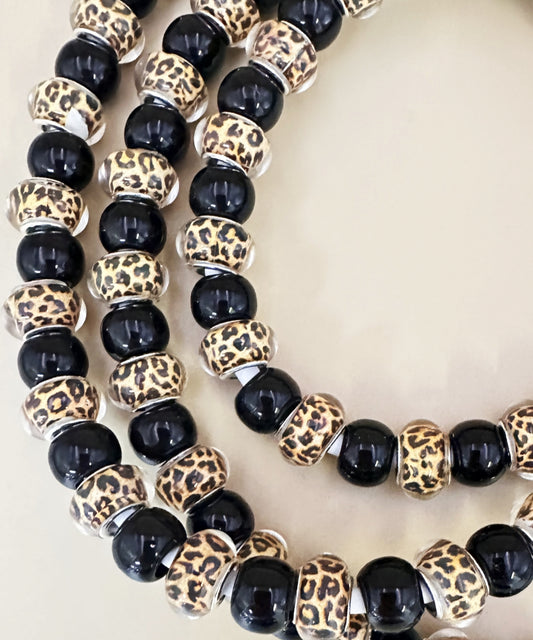 26100 BEADED PHONE CHARGING CABLE 2-IN-1