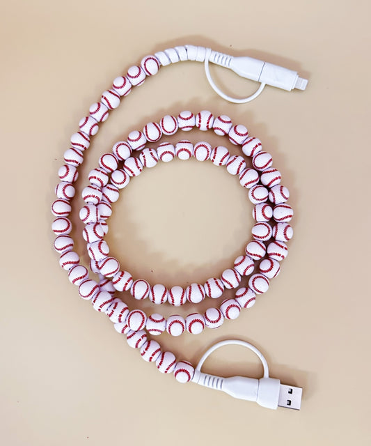 2698 BEADED PHONE CHARGING CABLE 4-IN-1