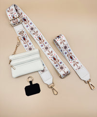 2687 HANDBAG STRAP ZIPPER POUCH PHONE HOLDER WRIS