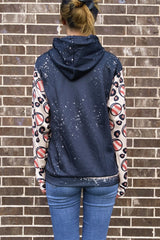 9473 BASEBALL PRINT BLANK HOODIE TOP 6PCS
